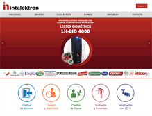 Tablet Screenshot of intelektron.com